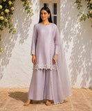 Lilac Raw Silk & Organza