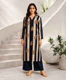 Formé – Ivory & Navy Blue Cotton Silk Set