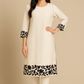 White Embroidered Two‑Piece