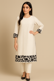White Embroidered Two‑Piece